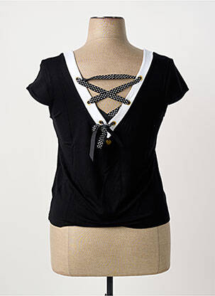 T-shirt noir PAUL BRIAL femme