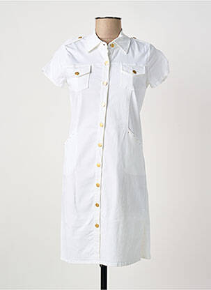 Robe courte blanc PAUL BRIAL femme