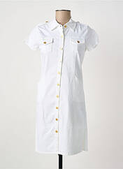 Robe courte blanc PAUL BRIAL femme seconde vue