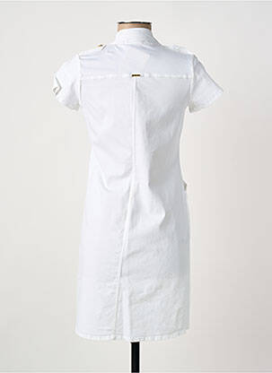 Robe courte blanc PAUL BRIAL femme