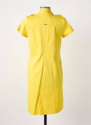 Robe courte jaune PAUL BRIAL femme