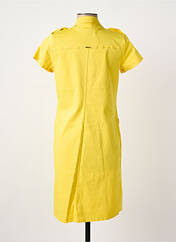 Robe courte jaune PAUL BRIAL femme seconde vue