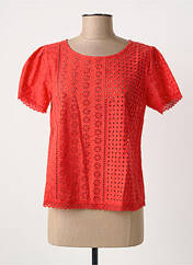 T-shirt rouge PAUL BRIAL femme seconde vue