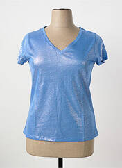 T-shirt bleu MALOKA femme seconde vue