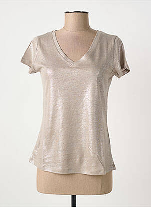 T-shirt beige MALOKA femme