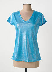 T-shirt bleu MALOKA femme seconde vue