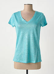 T-shirt turquoise MALOKA femme seconde vue