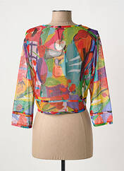 Gilet manches longues orange MALOKA femme seconde vue