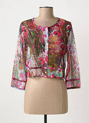 Gilet manches longues violet MALOKA femme seconde vue