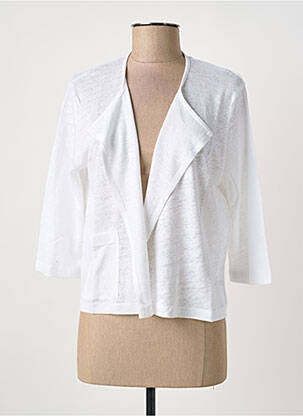 Gilet manches courtes blanc MALOKA femme