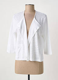 Gilet manches courtes blanc MALOKA femme