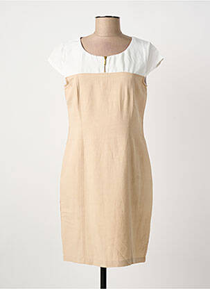 Robe courte beige PAUL BRIAL femme