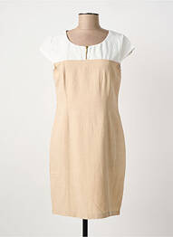 Robe courte beige PAUL BRIAL femme