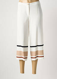 Pantacourt blanc PAUL BRIAL femme
