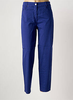 Pantalon slim bleu PAUL BRIAL femme
