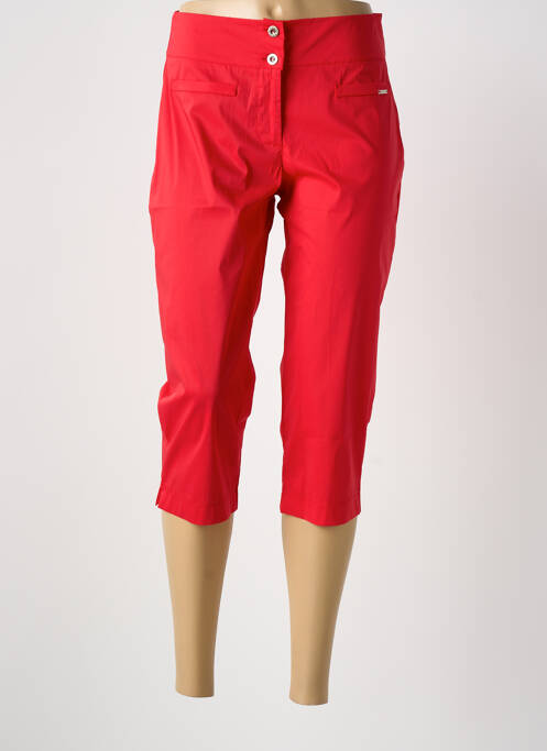 Pantacourt rouge MALOKA femme