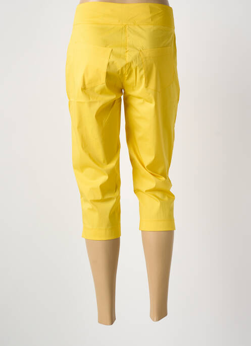 Pantacourt jaune MALOKA femme