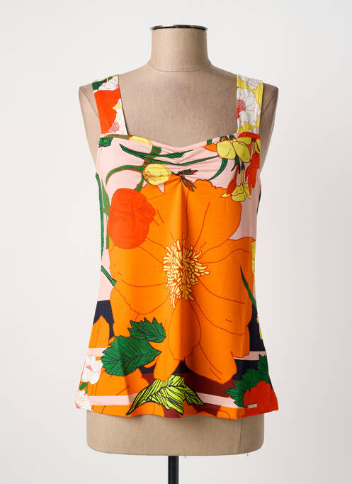 Top orange MALOKA femme