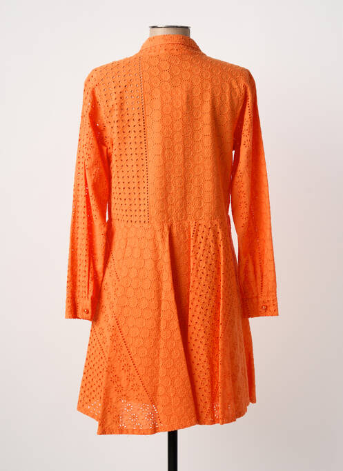Robe courte orange PAUL BRIAL femme