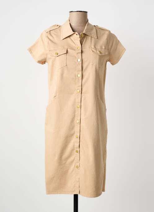 Robe courte beige PAUL BRIAL femme