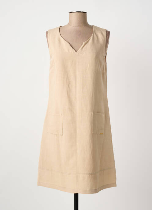 Robe courte beige PAUL BRIAL femme