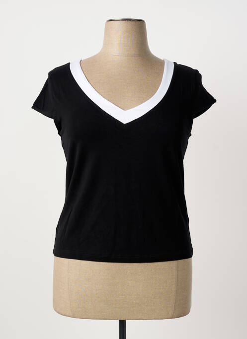 T-shirt noir PAUL BRIAL femme