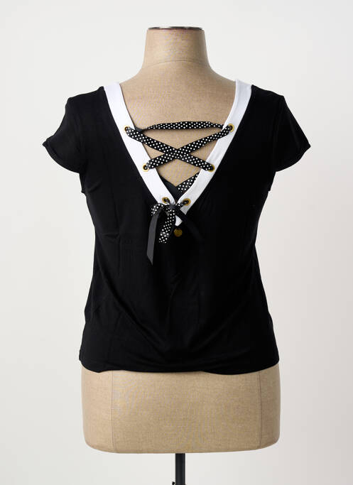 T-shirt noir PAUL BRIAL femme