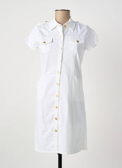 Robe courte blanc PAUL BRIAL femme