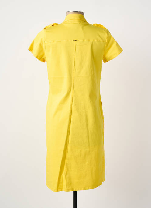 Robe courte jaune PAUL BRIAL femme