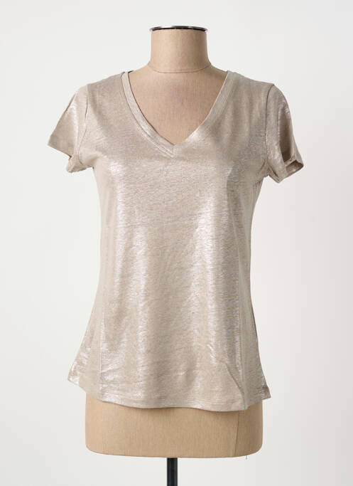 T-shirt beige MALOKA femme