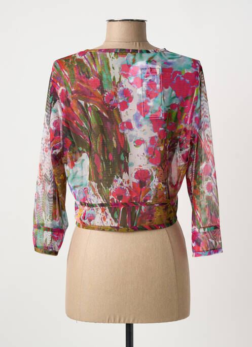 Gilet manches longues violet MALOKA femme