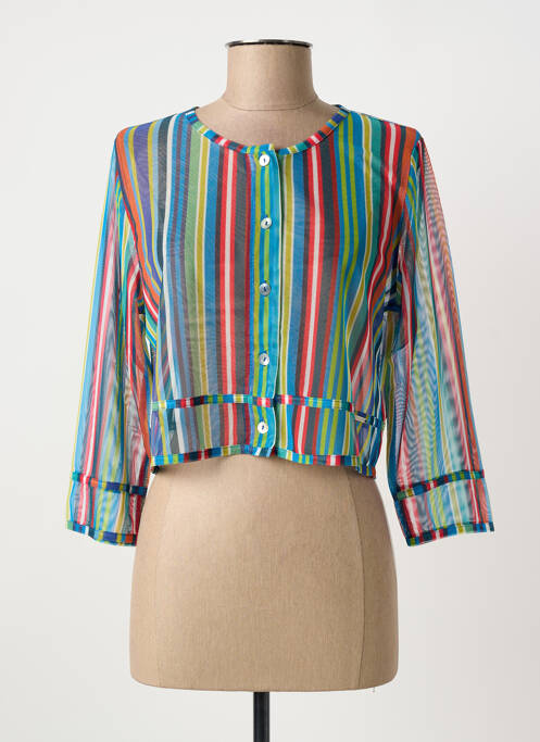 Gilet manches longues vert MALOKA femme