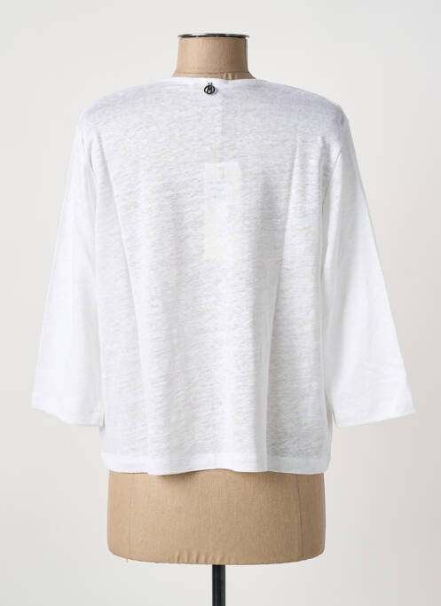 Gilet manches courtes blanc MALOKA femme