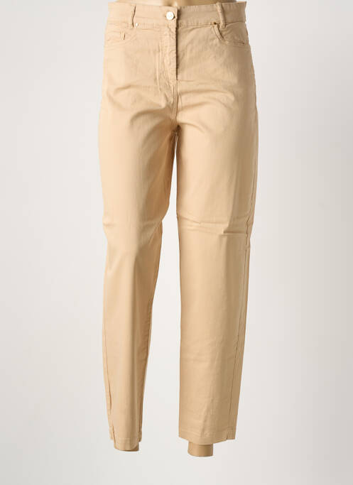 Pantalon slim beige PAUL BRIAL femme