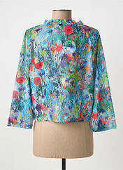 Gilet manches longues bleu MALOKA femme seconde vue