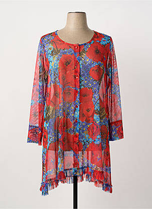 Tunique manches longues rouge G!OZE femme