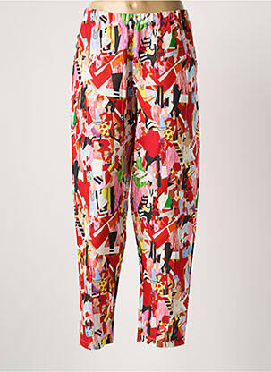 Pantalon 7/8 rouge G!OZE femme