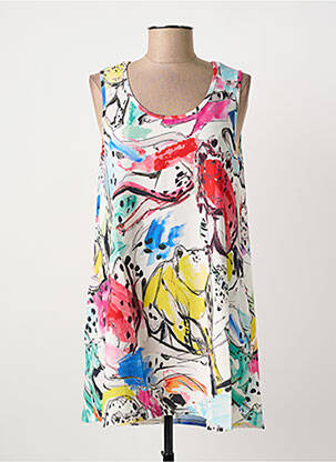 Tunique sans manche blanc G!OZE femme