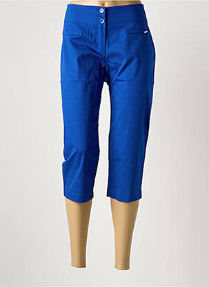 Pantacourt bleu MALOKA femme