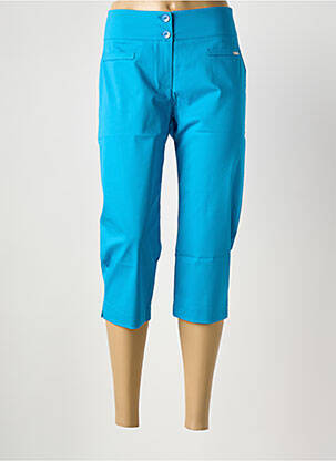 Pantacourt turquoise MALOKA femme