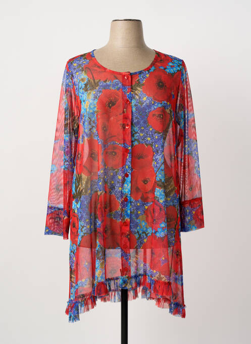 Tunique manches longues rouge G!OZE femme