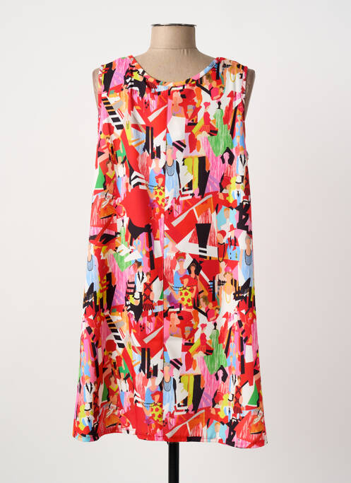 Tunique sans manche rouge G!OZE femme