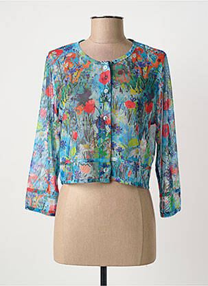 Chemisier bleu MALOKA femme