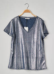 T-shirt bleu fonce MALOKA femme