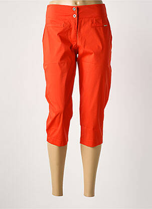 Pantacourt orange MALOKA femme