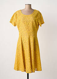 Robe courte jaune PAUL BRIAL femme
