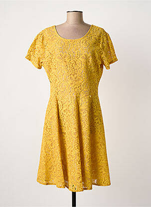 Robe courte jaune PAUL BRIAL femme
