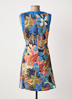 Robe mi-longue bleu PAUL BRIAL femme
