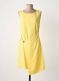 Robe courte jaune PAUL BRIAL femme