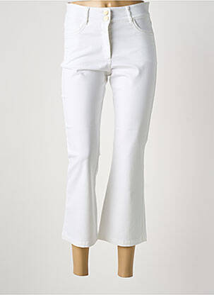 Jean coupe flare blanc PAUL BRIAL femme